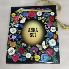 ANNA SUI ショップ袋 花柄 バタフライ 紙袋 1枚 アナスイ ショッパー