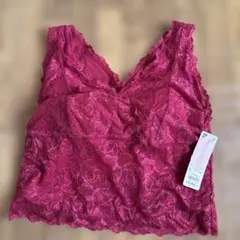 GU ピンクブラフィール　Vネック