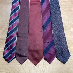 【美品厳選】ビジネス・就活 ブランドネクタイまとめ売り｜爽やか＆高級感｜1年　④