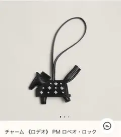 新品未使用HERMESロベオロックPMタッチ リザード ブラック黒シルバー 