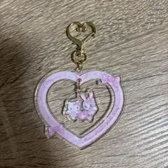 ハローキティ×メゾピアノ ハート キーホルダー ピンク