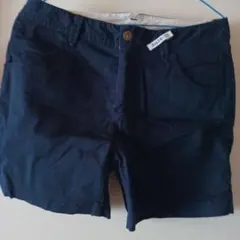 earth music＆ecology レディースブラックショートパンツ