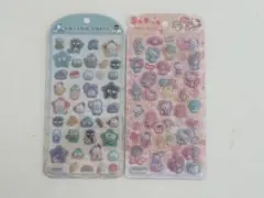 正規品 即日発送 うるちゅるポップシール コットンパフィーシール 2枚セット