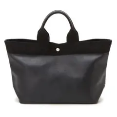 【美品】TOPKAPI リプル　ネオレザー　トートバッグ　A4 黒