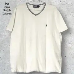90s Polo Ralph Lauren 刺繍　Tシャツ　vintage 古着