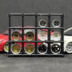 1/64 ホイールラック① ホイール付き ジオラマにのサムネイル