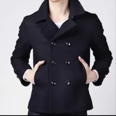 【美品】ユナイテッドアローズ　ビューティーアンドユース　ピーコート　黒