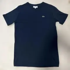 LACOSTE ネイビー Vネック Tシャツ