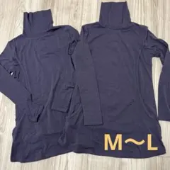 未使用☆マタニティ　長袖インナー　M〜Lサイズ　２枚セット