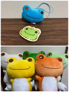 かえるのピクルス　カエル　もちもちおひるねBIG ぬいぐるみ　 マスコット