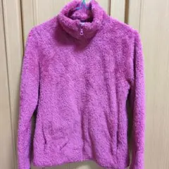 ピンク フリースジャケット