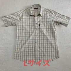 【訳あり】inspire インスパイア　半袖　シャツ　メンズ　Lサイズ