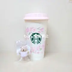 【新品未使用】スタバ リユーザブル ベアリスタ SAKURA④