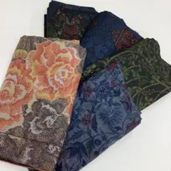 着物まとめ売り、袷、大島紬、リメイク素材、正絹P244