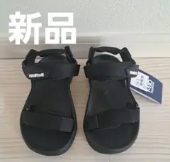 Mizuno スポーツサンダル ブラック　キッズ　18cm