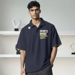 SPORTS MAGIC ポロシャツ ネイビー