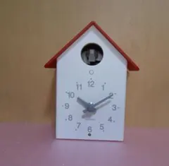 レア‼️無印良品 鳩時計 大 赤い屋根 - メルカリ