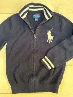1*7様 Polo Ralph Lauren ビックポニー ジップニット 短丈 - メルカリ