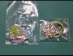 鬼滅の刃　不死川実弥　USJ　ヘアゴム、メタルチャーム　未使用