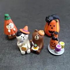 コンコンブル ミニチュア置物 5点セット ハロウィンのサムネイル