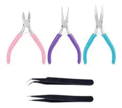 【新品未使用】ジュエリープライヤーセット ニッパーピンセット