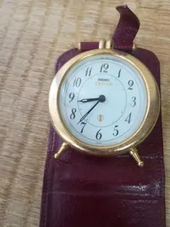 SEIKO EMBLEM トラベルクロック 置時計