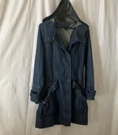 OTTO☆レディース☆ダークデニムジャケット フード付き☆Mサイズ