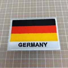 【Lサイズ】アイロンワッペン　ドイツ国旗　ドイツ　国旗