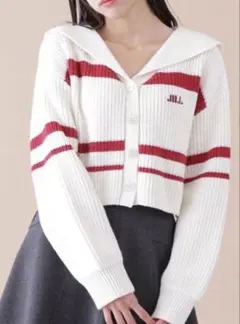 JILL by JILLSTUART ビッグカラーニットカーディガン