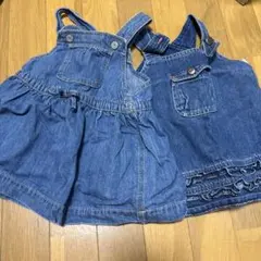 baby GAP デニム ジャンパースカート 90cm2セット