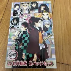 【鬼滅の刃】22巻同梱版☆缶バッジセット☆全8個