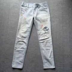 140cm GAPKids　Disneyダメージジーンズ
