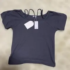 しまむら辻希美コラボ ワッフルカットソー グレー M