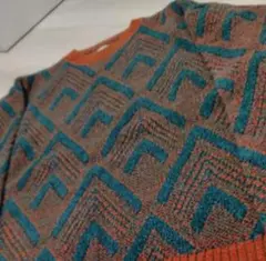 カリフォルニアランチハウス ニット 総柄 M