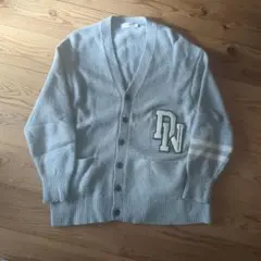 Desssin グレー Vネックカーディガン サイズ2