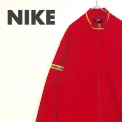 2950 美品　80s ナイキ　ジャージ　トラックジャケット　日本製　赤