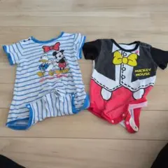 半袖ロンパース2枚