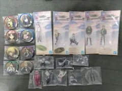 一番くじ　進撃の巨人　E賞　F賞　G賞　コンプセット　アクリルスタンド　缶バッジ