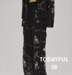 todayful 刺繍 38 TODAYFUL Embroidery Patchwork Shirts