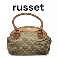 russet ラシット モノグラム柄 ドーム型 ハンドバッグ