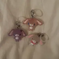 シュガーバニーズ アクリルキーホルダー 3個セット