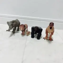 アニア セット売（ライオン ゴリラ ゾウ ティラノサウルス）のサムネイル