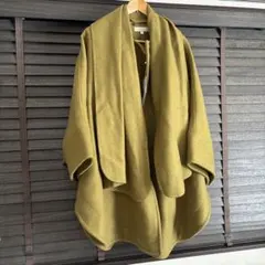 moussy m_ オリーブグリーン ポンチョスタイル アウター