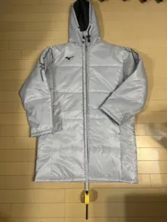 Mizuno ミズノ　ベンチコート　シルバー　フリーサイズ　箱根駅伝