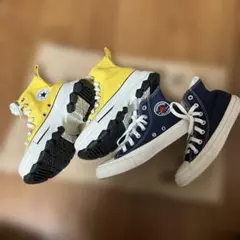 コンバース　トレックウェーブ &ネイビーハイカットスニーカー　2点セット