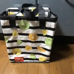 オーストラリア coles 保冷エコバッグ フルーツ柄