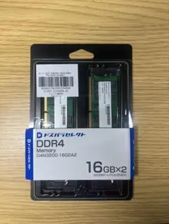 未使用品　ドスパラセレクト メモリ DDR4 32GB(16GB×2）のサムネイル