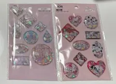 ウォーターシール　ヤングオイスター　101わんちゃん　2枚セット