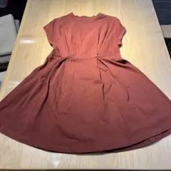 SLY ブラウン ノースリーブ ミニワンピース S