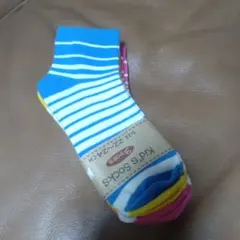 キッズソックス ストライプデザイン 22-24cm